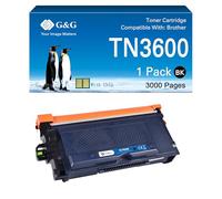 G&G Tóner compatible con Brother TN3600 TN3600XL TN3600XXL para Brother HL-L5210DN MFC-L5710DW MFC-L5710DN HL-L5210DW DCP-L5510DW con chip (TN3600)