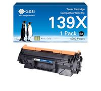 G&G Tóner compatible con HP 139X 139A con chip para tóner HP Laserjet Pro 3002dn 3002dw MFP3102fdw MFP3102fdn (Mini 2 herramientas de actualización)