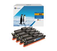 G&G Tóner de repuesto compatible para Canon 069 069H para Canon I_sensys MF754CDW MF752CDW LBP673CDW (negro, cian, magenta y amarillo)