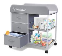 G Gear Taleco Baby Changing Table Portable Changing Tail Changing Station con vestidor de mesa de cambio de almohadilla impermeable con 3 cestas de a