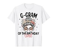 G-gram of The Birthday Girl Messy Bun - Gafas de Sol Florales Camiseta