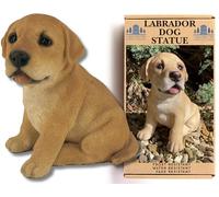 G&H Decor - Estatua de césped de poliresina Labrador Puppy - Adorno Acabado a Mano con Detalles intrincados - Figura Adecuada para Uso en Interiores o Exteriores