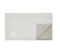 G-HEAT - Toalla de refrigeración de microfibra XL | 120 x 50 cm | Toalla de deporte refrescante, antisudor, ligera y de secado rápido, ideal para fitness, yoga, senderismo (gris)