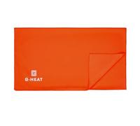 G-HEAT - Toalla de refrigeración de microfibra XL, 120 x 50 cm, toalla de deporte refrescante, antisudor, ligera y de secado rápido, ideal para fitness, yoga, senderismo (naranja)
