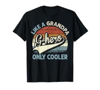 G-Hero Like A Grandpa Only Cooler Día del Padre Retro Camiseta