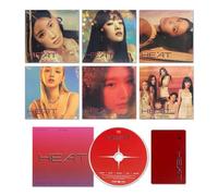 (G) I-DLE - Special Album [HEAT] (DIGIPAK - Random Ver.) 2-Panel Digipak Cover + Photo & Lyric Booklet + CD + Photocard + 2 Pin Badge + 4 Extra Photocards