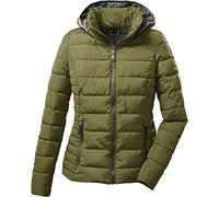 G.I.G.A. DX Chaqueta acolchada con capucha desmontable para mujer Gw 10 Wmn Qltd Jckt, Mujer, Chaqueta acolchada informal con capucha desmontable, 37500-000, Color verde., 38