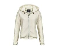 G.I.G.A. DX Chaqueta de forro polar para mujer Windig Wmn Jckt C, informal, con capucha, Mujer, Chaqueta de forro polar con capucha., 35888-000, blanco hueso, 34