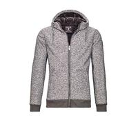 G.I.G.A. DX Chaqueta de punto para hombre Windig MN JCKT B Casual Windblocker con capucha, color gris, S