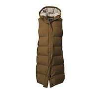 G.I.G.A. DX Gw 68 Wmn Qltd VST Chaleco Acolchado Funcional con Capucha, marrón Claro, 38 para Mujer