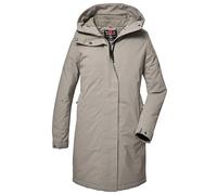 G.I.G.A. DX Gw 73 Wmn Prk Parka Funcional Impermeable con Capucha, Arena Clara, 44 Mujeres