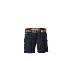 G.I.G.A. DX Hira pantalón Corto hira para Mujer - Bermuda para Mujer - pantalón Corto para Mujer con prácticos Bolsillos - pantalón Corto con cinturón, Mujer, Navy, 42