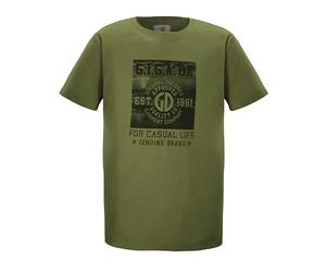 G.I.G.A. DX Hombre Camiseta GS 2 MN TSHRT Gots, grasgrün, 3XL, 42645-000