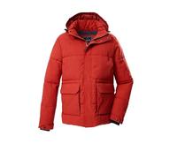 G.I.G.A. DX Hombre Chaqueta acolchada/chaqueta funcional con aspecto de plumón y capucha con cremallera GW 26 MN QLTD JCKT, feuerrot, M, 43518-000