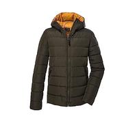 G.I.G.A. DX Hombre Chaqueta acolchada con capucha/chaqueta funcional impermeable GW 10 MN QLTD JCKT, green anthracite, M, 39833-000