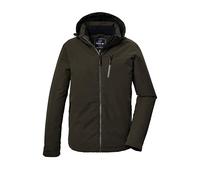 G.I.G.A. DX Hombre Chaqueta funcional/chaqueta de exterior con capucha con cremallera GW 64 MN JCKT, olive brown, L, 42539-000