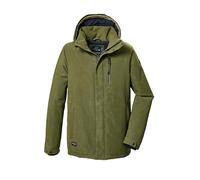 G.I.G.A. DX Hombre Chaqueta funcional/outdoor impermeable con capucha con cremallera GW 71 MN JCKT, olivgrün, XXL, 42213-000