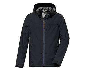 G.I.G.A. DX Men's Chaqueta softshell/chaqueta outdoor con capucha - GS 9 MN SFTSHLL JCKT, dark navy, L, 38213-000