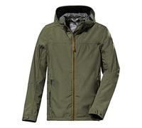 G.I.G.A. DX Men's Chaqueta softshell/chaqueta outdoor con capucha - GS 9 MN SFTSHLL JCKT, olive, L, 38213-000