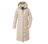 G.I.G.A. DX Mujer Abrigo acolchado/parka acolchada/abrigo funcional en plumón con capucha GW 88 WMN QLTD CT, hellbeige, 44, 43534-000