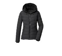G.I.G.A. DX Mujer Chaqueta acolchada/chaqueta funcional con aspecto de plumón y capucha con cremallera GW 32 WMN QLTD JCKT, schwarz, 48, 43537-000