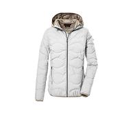 G.I.G.A. DX mujer Chaqueta acolchada con capucha/chaqueta funcional impermeable GW 21 WMN QLTD JCKT, broken white, 44, 39845-000