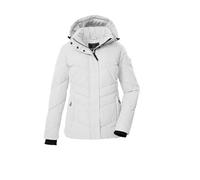 G.I.G.A. DX Mujer Chaqueta acolchada con capucha con cremallera GW 59 WMN QLTD JCKT, gebrochenes weiss, 44, 43529-000