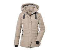 G.I.G.A. DX Mujer Chaqueta acolchada con capucha y cremallera/chaqueta funcional con aspecto de plumón GW 25 WMN QLTD JCKT, hellbeige, 50, 39930-000