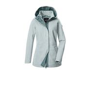 G.I.G.A. DX Mujer Chaqueta con aspecto de lana/chaqueta de transición con capucha GW 78 WMN JCKT, foggy ocean, 46, 43688-000