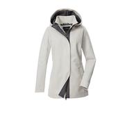 G.I.G.A. DX Mujer Chaqueta con aspecto de lana/chaqueta de transición con capucha GW 78 WMN JCKT, grau-melange, 42, 43688-000