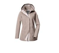 G.I.G.A. DX Mujer Chaqueta con aspecto de lana/chaqueta de transición con capucha GW 78 WMN JCKT, hellbeige, 42, 43688-000