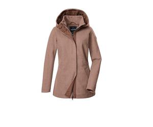 G.I.G.A. DX Mujer Chaqueta con aspecto de lana/chaqueta de transición con capucha GW 78 WMN JCKT, rost, 44, 43688-000