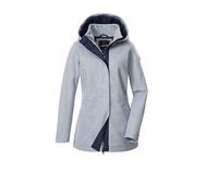 G.I.G.A. DX Mujer Chaqueta con aspecto de lana/chaqueta de transición con capucha GW 78 WMN JCKT, stahlblau, 38, 43688-000