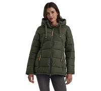 G.I.G.A. DX mujer Chaqueta de invierno con capucha/chaqueta funcional con aspecto de plumón GW 12 WMN QLTD JCKT, dark olive, 42, 39835-000