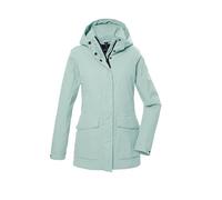 G.I.G.A. DX Mujer Chaqueta funcional/chaqueta outdoor impermeable con capucha con cremallera GS 54 WMN JCKT, light aquaverde, 50, 42871-000