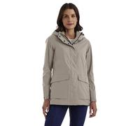 G.I.G.A. DX Mujer Chaqueta funcional/chaqueta outdoor impermeable con capucha con cremallera GS 54 WMN JCKT, hellsand, 48, 42871-000