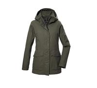 G.I.G.A. DX Mujer Chaqueta funcional/chaqueta outdoor impermeable con capucha con cremallera GS 54 WMN JCKT, oliv, 50, 42871-000