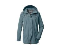 G.I.G.A. DX Mujer Chaqueta funcional/outdoor impermeable con capucha Damen Funktionsjacke OOGS 1, dunkel rauchblau, 48, 43344-000