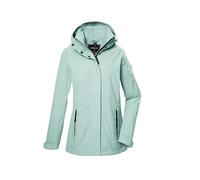 G.I.G.A. DX Mujer Chaqueta impermeable funcional/chaqueta de exterior con capucha con cremallera GS 53 WMN JCKT, light aquaverde, 42, 42839-000