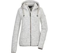 G.I.G.A. DX Mujer Chaqueta polar de punto/chaqueta polar con capucha GW 52 WMN KNTFLC JCKT, gebrochenes weiss, 40, 42233-000