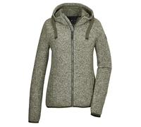 G.I.G.A. DX Mujer Chaqueta polar de punto/chaqueta polar con capucha GW 52 WMN KNTFLC JCKT, olivgrün, 42, 42233-000