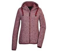 G.I.G.A. DX Mujer Chaqueta polar de punto/chaqueta polar con capucha GW 52 WMN KNTFLC JCKT, weinrot, 36, 42233-000