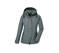 G.I.G.A. DX Mujer Chaqueta softshell/chaqueta de exterior con capucha con cremallera GW 23 WMN SFTSHLL JCKT, aquaverde, 42, 42211-000