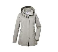 G.I.G.A. DX Mujer Chaqueta softshell/outdoor con capucha con cremallera GS 75 WMN SFTSHLL JCKT, stein, 40, 42695-000