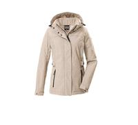 G.I.G.A. DX Mujer Chaqueta softshell/outdoor con capucha con cremallera GW 35 WMN SFTSHLL JCKT, hellbeige, 40, 43542-000
