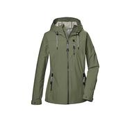 G.I.G.A. DX Mujer Chaqueta softshell/outdoor con capucha GS 74 WMN SFTSHLL JCKT, blasses oliv, 42, 43052-000