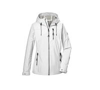 G.I.G.A. DX Mujer Chaqueta softshell/outdoor con capucha GS 74 WMN SFTSHLL JCKT, gebrochenes weiss, 38, 43052-000