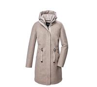 G.I.G.A. DX Mujer Parka/abrigo polar con capucha desmontable GW 46 WMN PRK, hellbeige, 44, 41988-000