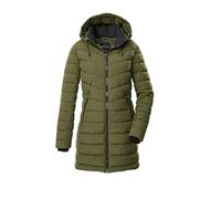 G.I.G.A. DX Mujer Parka acolchada/parka funcional con aspecto de plumón y capucha con cremallera GW 74 WMN QLTD PRK, olivgrün, 40, 43538-000