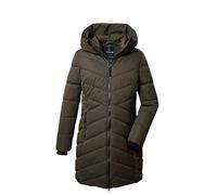 G.I.G.A. DX Mujer Parka acolchada/parka funcional con capucha GW 17 WMN QLTD PRK, olive brown, 48, 41855-000